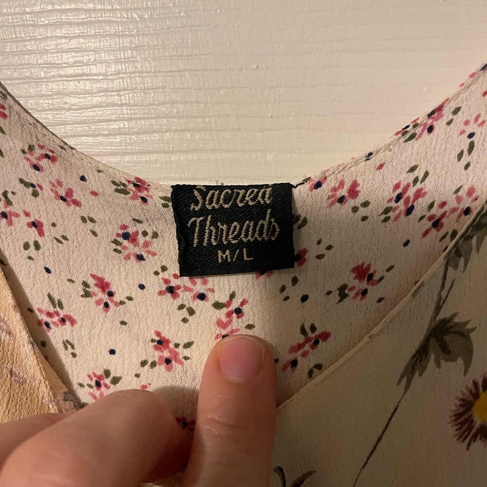 Sacred Thread Boho Patchwork Dress - image 3